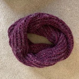 Mixit Purple Sequin Infinity Scarf